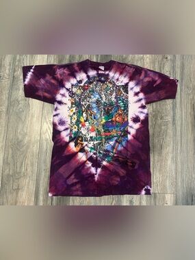 Vintage Ralph Hawke Manis Tee Shirt Tye Dye Large Psychedelic Fantasy 90’s